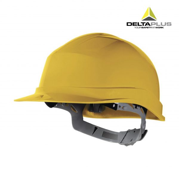 Casco de obra ajustable DeltaPlus Zircon amarillo - Roca La Marina